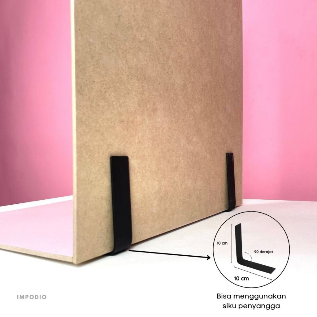 IMPODIO  Background papan Ukuran 40x40 cm - backdrop board alas fotography latar props photo product