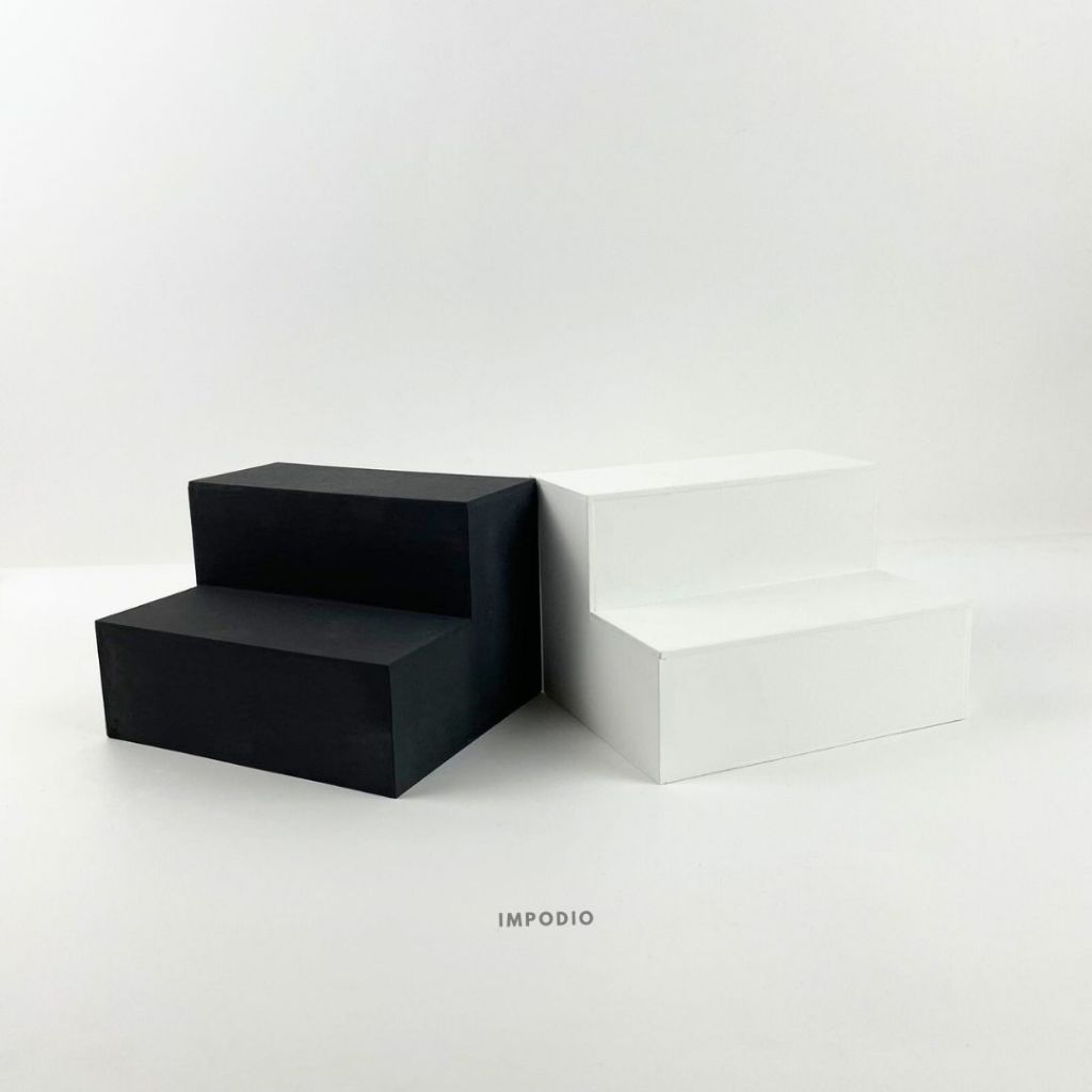 IMPODIO Properti Foto Tangga Podium Kayu beragam ukuran - props foto thema skincare / acc / lainnya