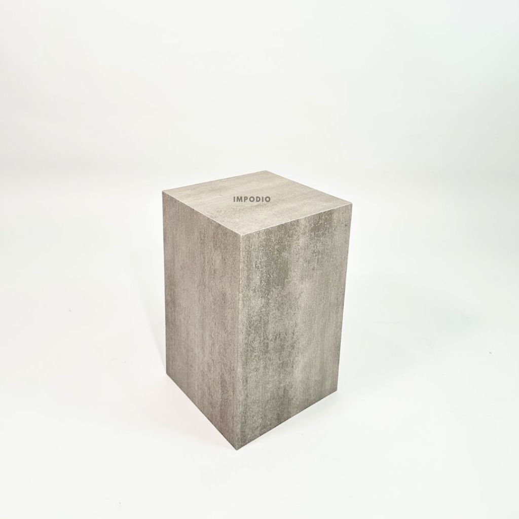 IMPODIO Podium Balok Kayu Motif Aesthetic Ukuran Besar - display product photography serbaguna