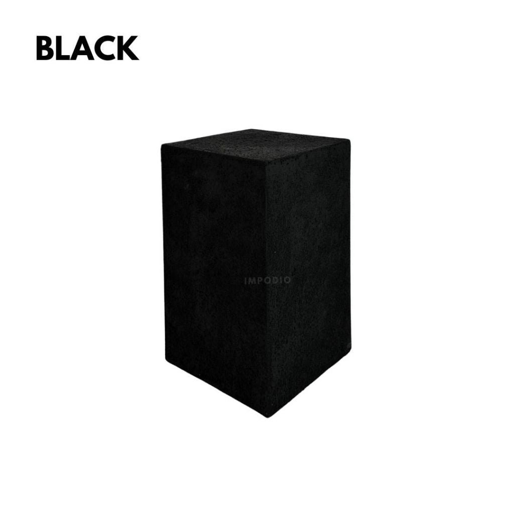 Textured Podium kotak display product ukuran 25 x 25cm - tinggi 40cm sampai 100cm - Props Foto Studio Display Produk IMPODIO