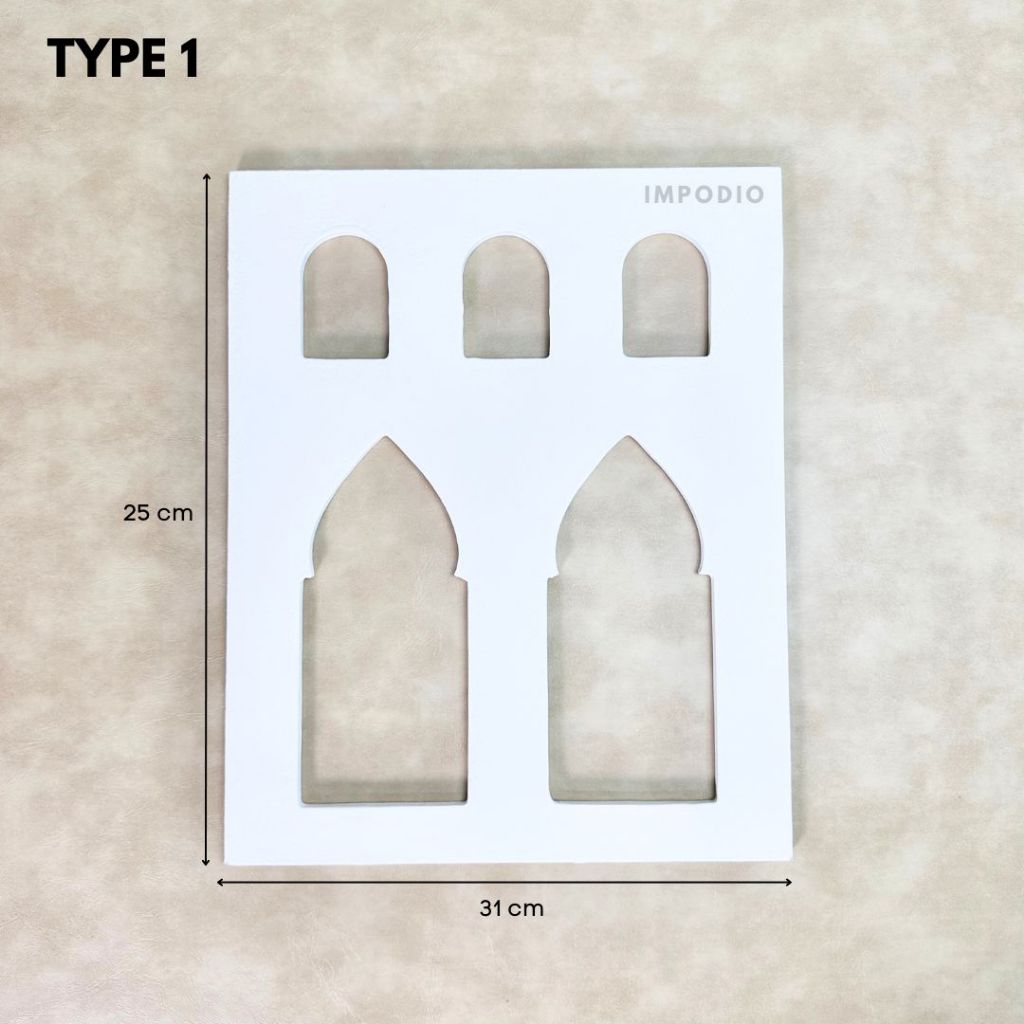 IMPODIO Props Ramadhan Tema Middle Eastern Town House - Dekorasi Eid Mubarak Idul Fitri