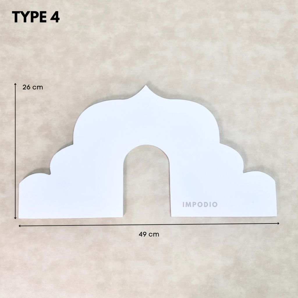 IMPODIO Props Ramadhan Tema Middle Eastern Town House - Dekorasi Eid Mubarak Idul Fitri