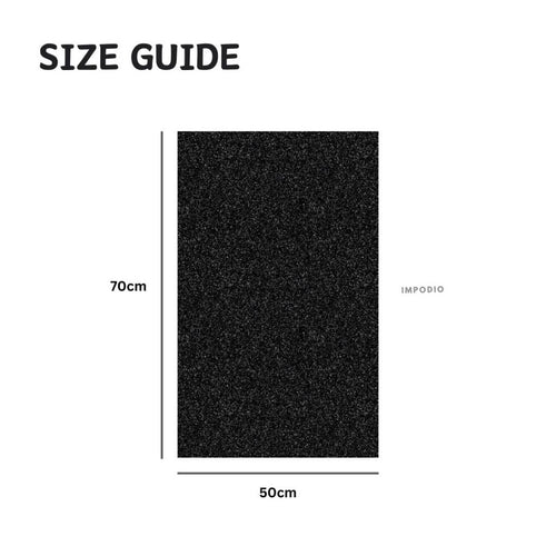 IMPODIO Background Glitter Sparkle Ukuran 70x50cm - tampak samping