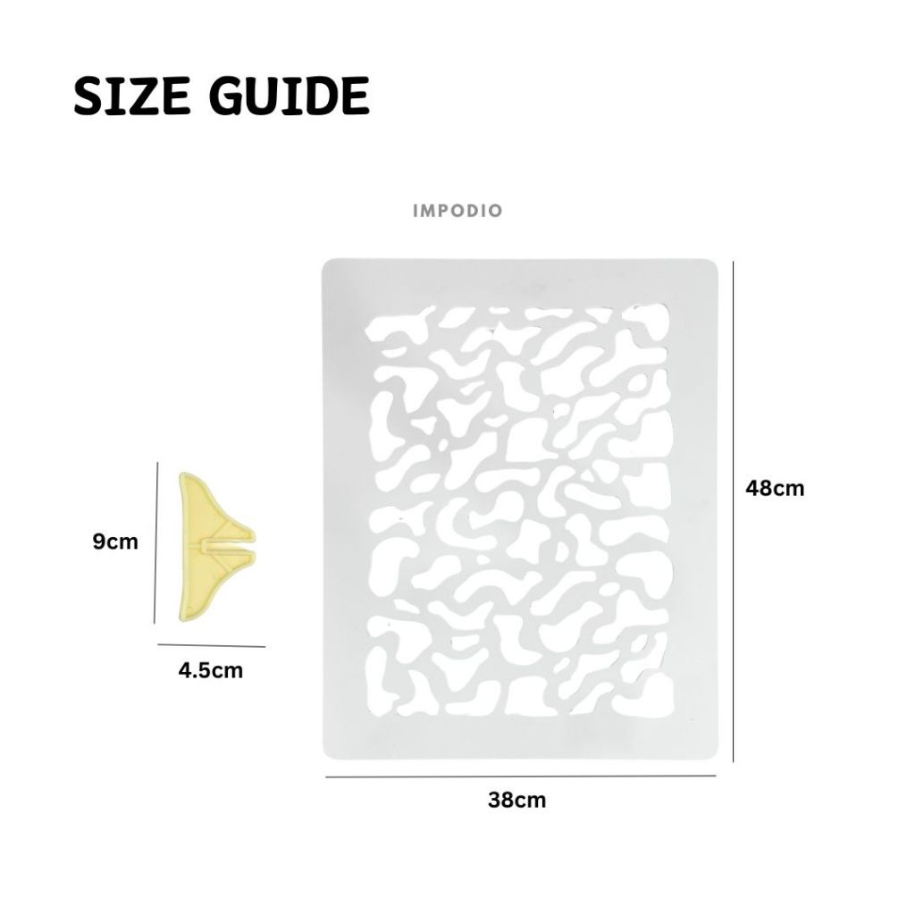 IMPODIO Shadow Photography Board - Papan Refleksi GOBO untuk Fotografer Kreatif