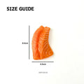IMPODIO Sashimi Ikan Salmon Suhi Artificial Palsu - tampak samping