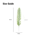 IMPODIO [ DEFECT ] Artificial Leaf Sikas - daun Props photo produk - tampak samping