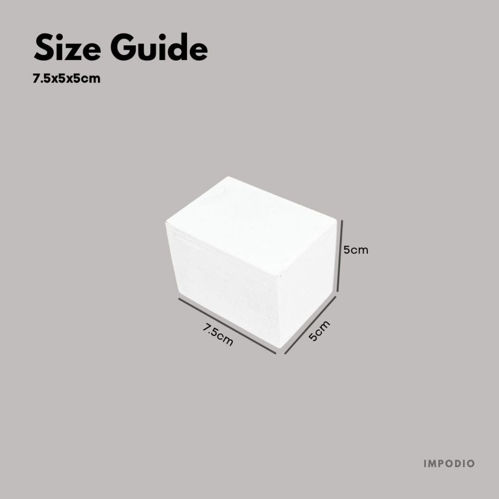 IMPODIO Podium display produk - kubus balok kotak kayu berbagai ukuran - props foto