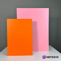 IMPODIO HardBoard Background warna polos 2 sisi Ukuran 80x60cm - dalam penggunaan