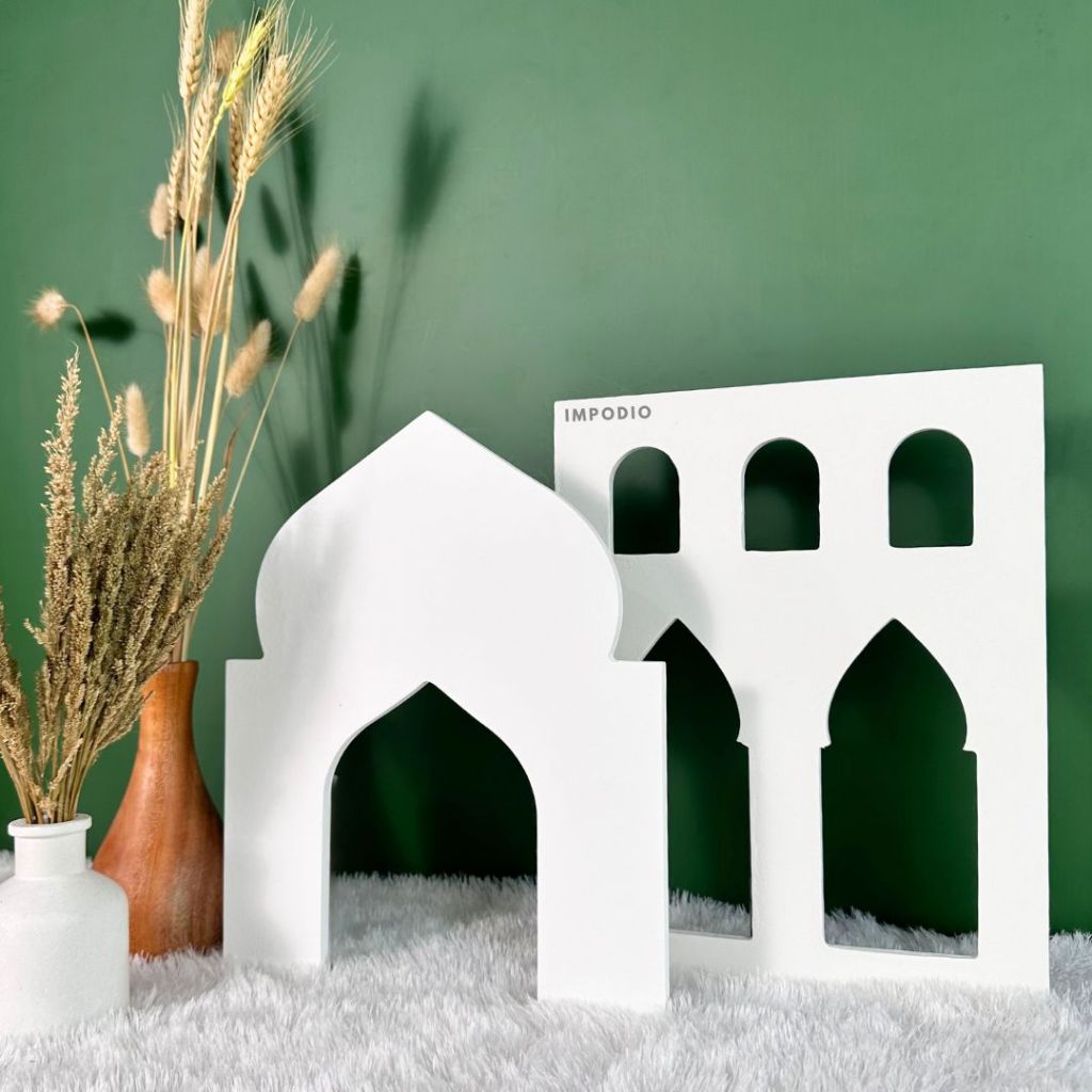 IMPODIO Props Ramadhan Tema Middle Eastern Town House - Dekorasi Eid Mubarak Idul Fitri