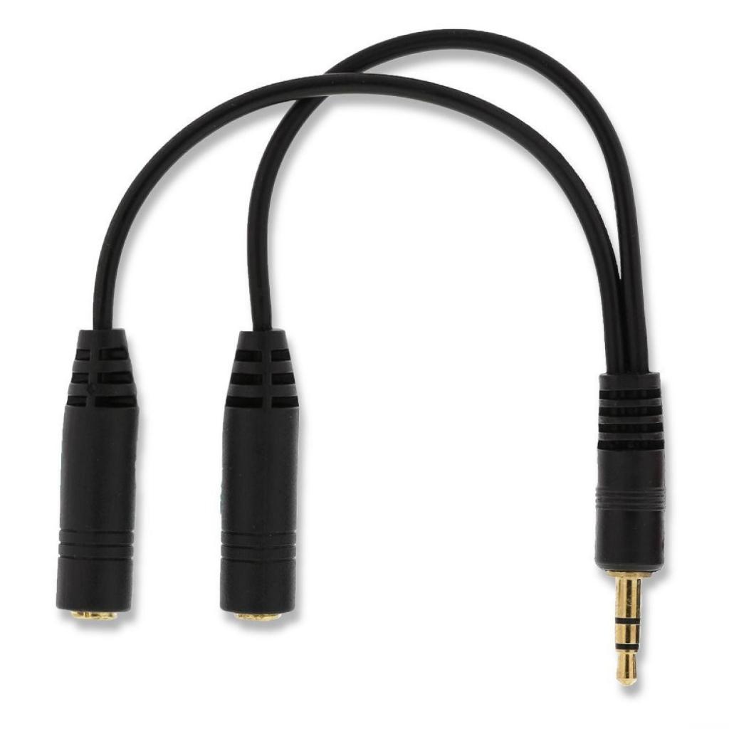 IMPODIO Kabel splitter audio Hifi Jack 3.5mm jadi 2 slot 3.5mm
