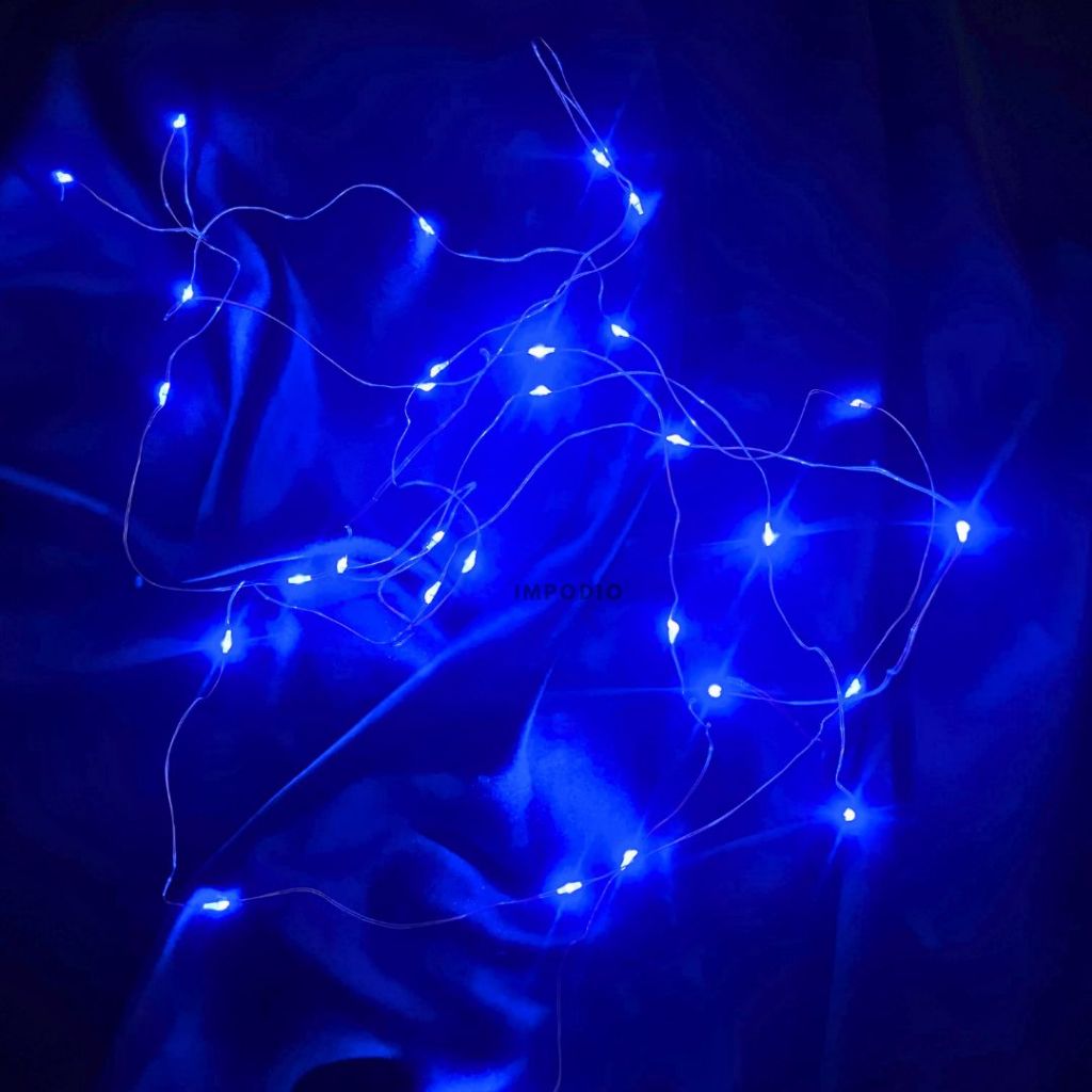 IMPODIO LED Dekorasi Fairy Light Tumbler 3 Meter Hiasan Natal- Lighting Props Foto Produk