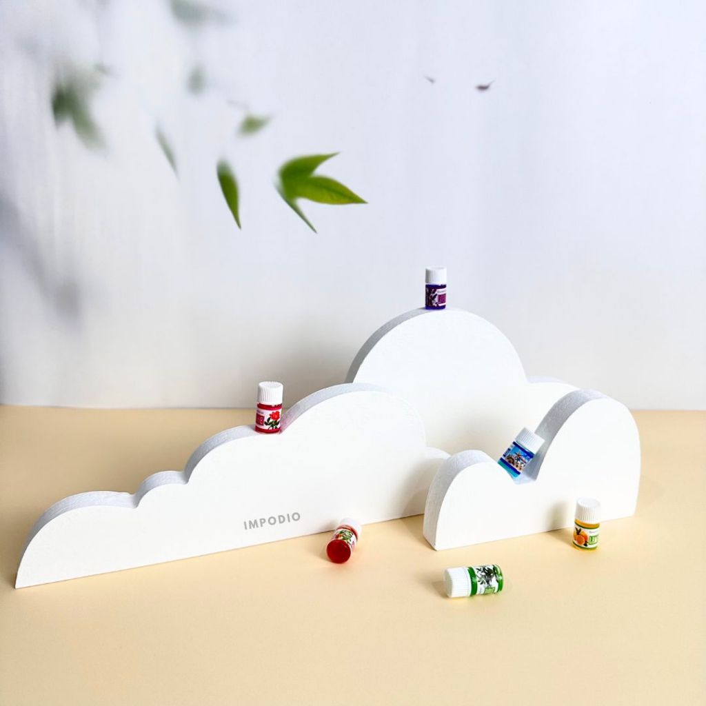 IMPODIO Set Geometry Irregular Cloud Mix Shapes - Props Foto Produk - Podium Leveling Photography