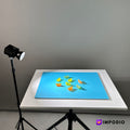 IMPODIO HardBoard Background warna polos 2 sisi Ukuran 80x60cm - lifestyle