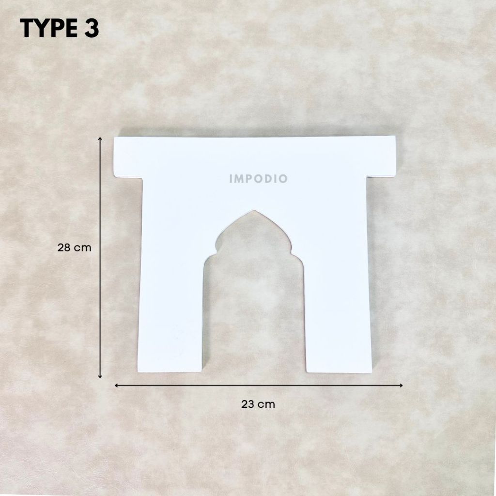 IMPODIO Props Ramadhan Tema Middle Eastern Town House - Dekorasi Eid Mubarak Idul Fitri