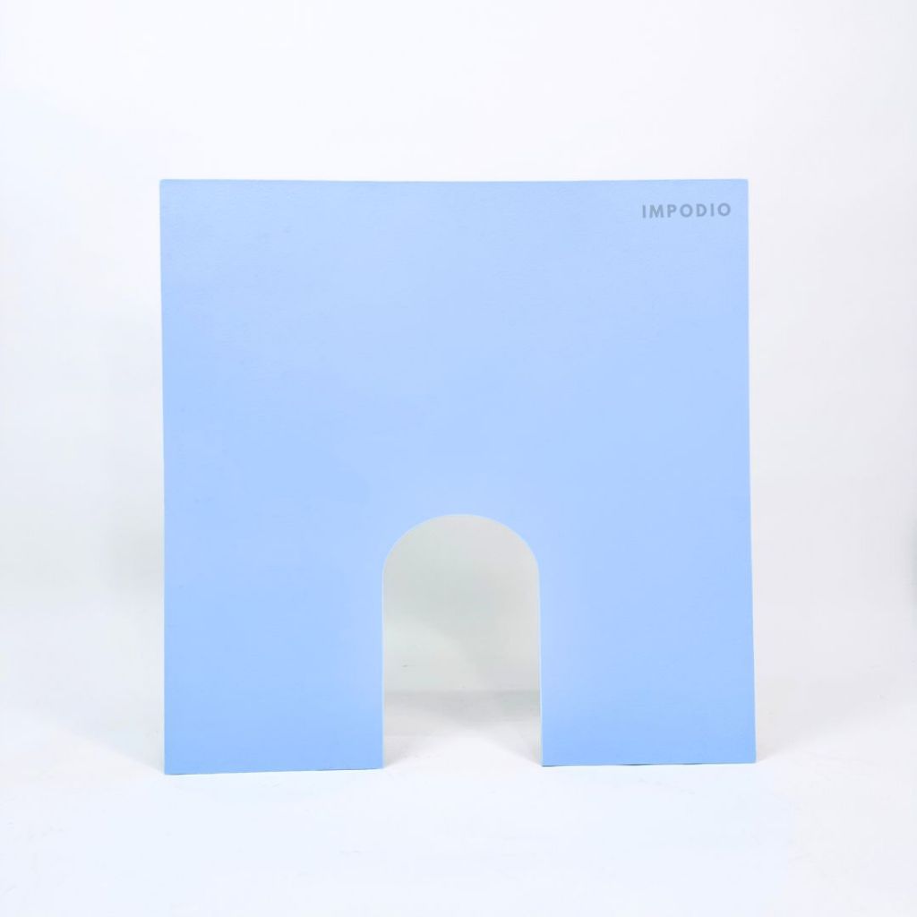 IMPODIO Hardboard Arch Geometry Wall Panel - Background Photography Model Pintu Dekorasi Props Photo