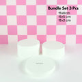 IMPODIO Bundle Set 3pcs Geometry Lingkaran 15 cm Display produk