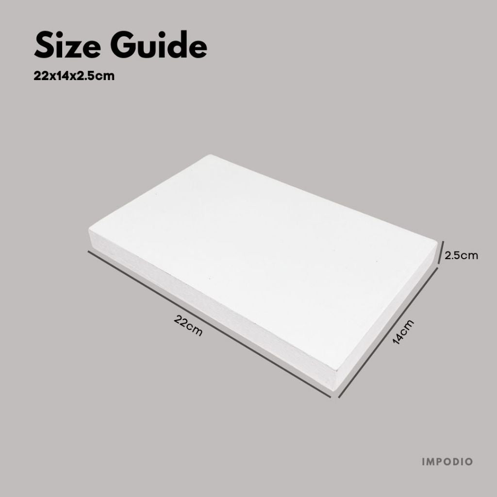 IMPODIO Podium display produk - kubus balok kotak kayu berbagai ukuran - props foto