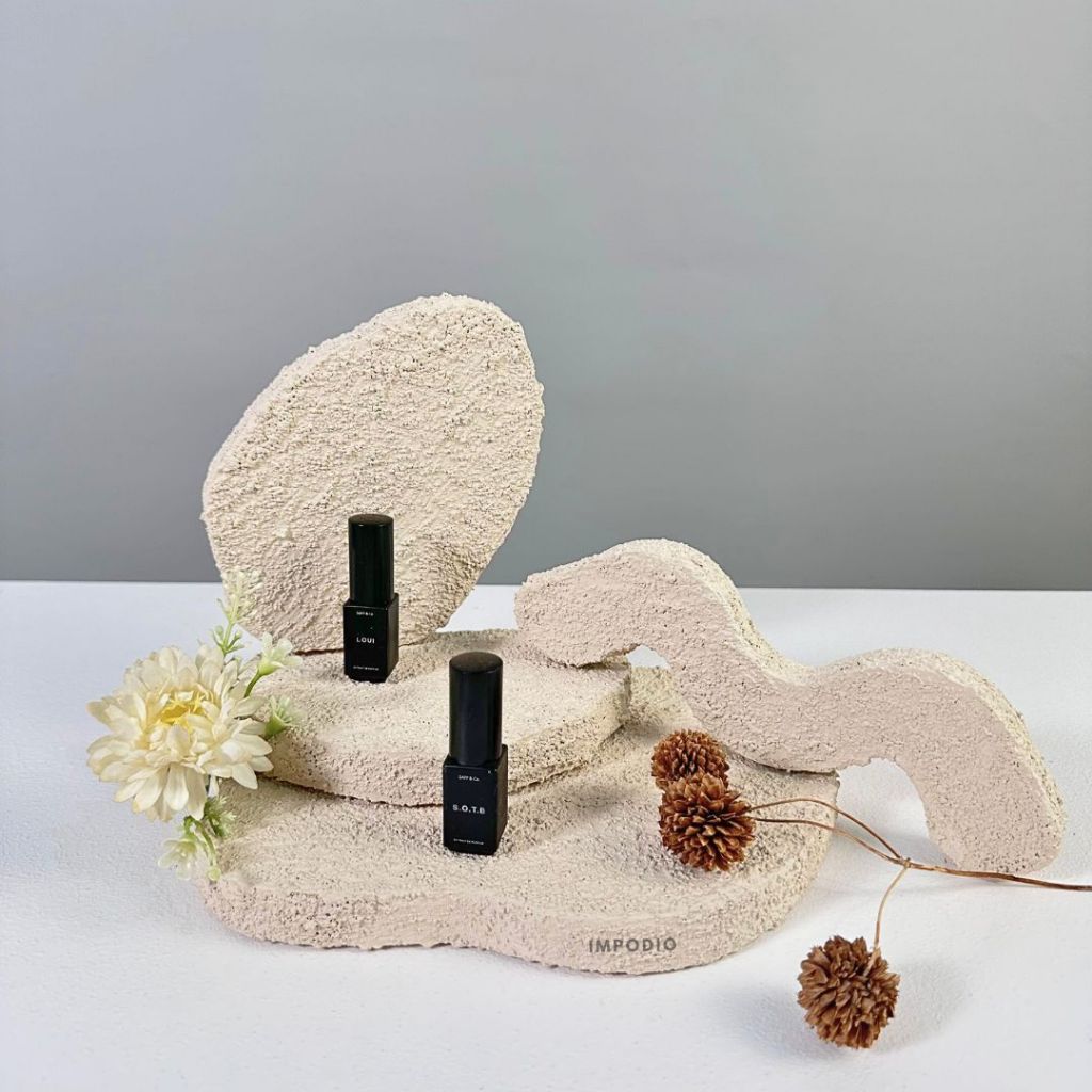 IMPODIO Set 6pcs texture Geometry Photo Props - podium leveling balok display -  Product Shooting Decoration Stand Backdrop Photography sets