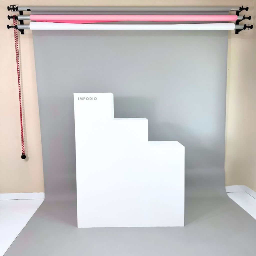 IMPODIO Tangga Podium EXTRA BIG Ukuran 150x120x40cm - Props Photoshoot Studio Photography