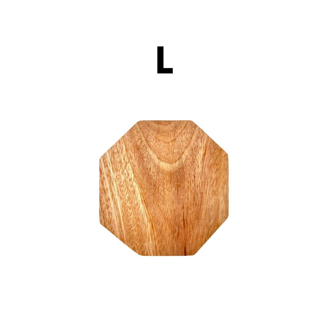 IMPODIO Tatakan Gelas kayu coaster - props foto