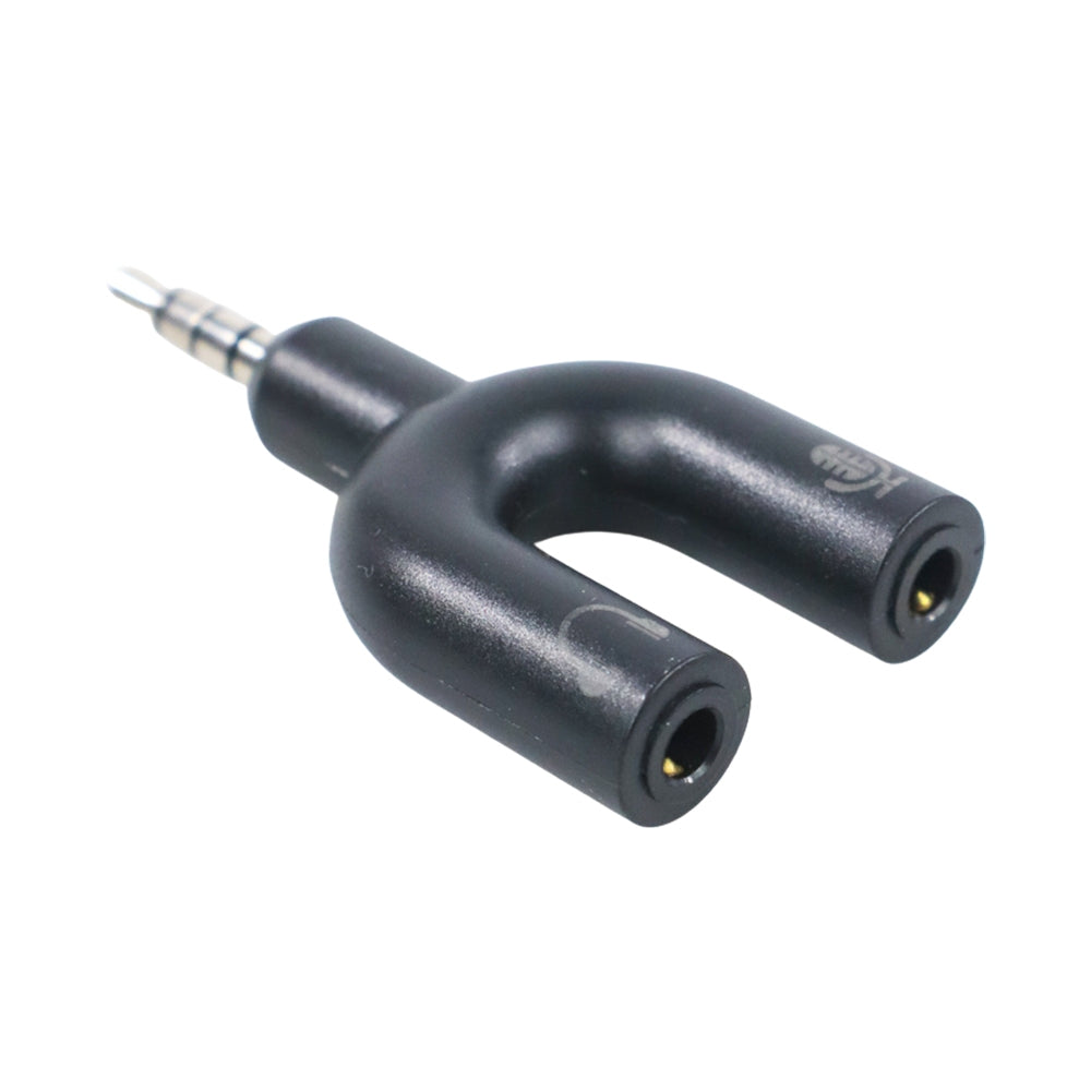 IMPODIO Kabel splitter audio Hifi Jack 3.5mm jadi 2 slot 3.5mm - packaging