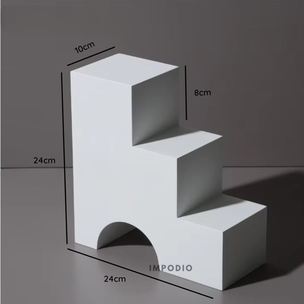 IMPODIO Geometry Tangga Kayu - Properti Display Foto Produk - arch  props photo