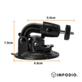 IMPODIO Suction cup holder device pegangan hp – action cam di kaca - close up