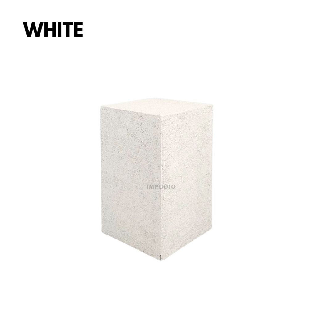 Textured Podium kotak display product ukuran 25 x 25cm - tinggi 40cm sampai 100cm - Props Foto Studio Display Produk IMPODIO