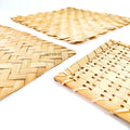 IMPODIO Placemat Tatakan Anyaman Bambu Ukuran 20x30cm - detail produk