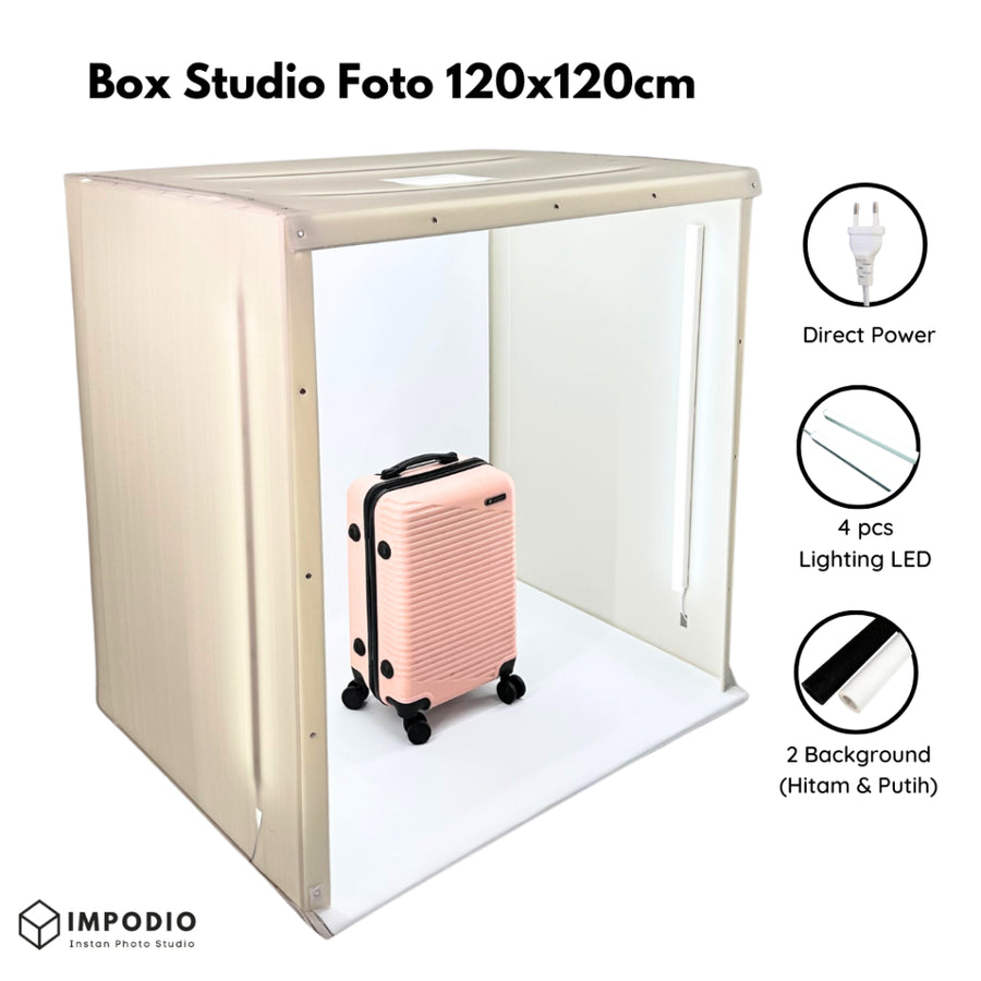 IMPODIO Mini studio Box photo uk. 120 x 120cm IMPODIO