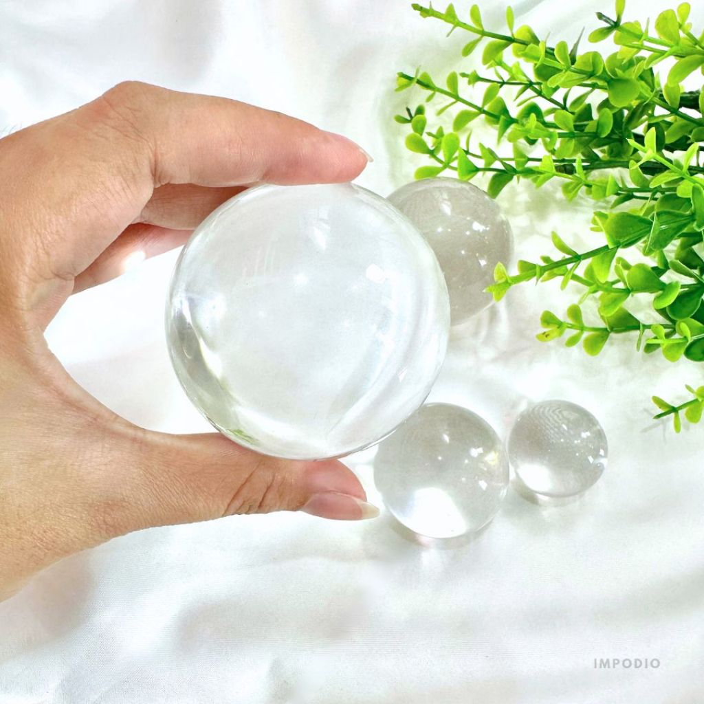 IMPODIO Bola Kristal Fotografi - Crystal Ball Artificial Props foto - Round es jumbo