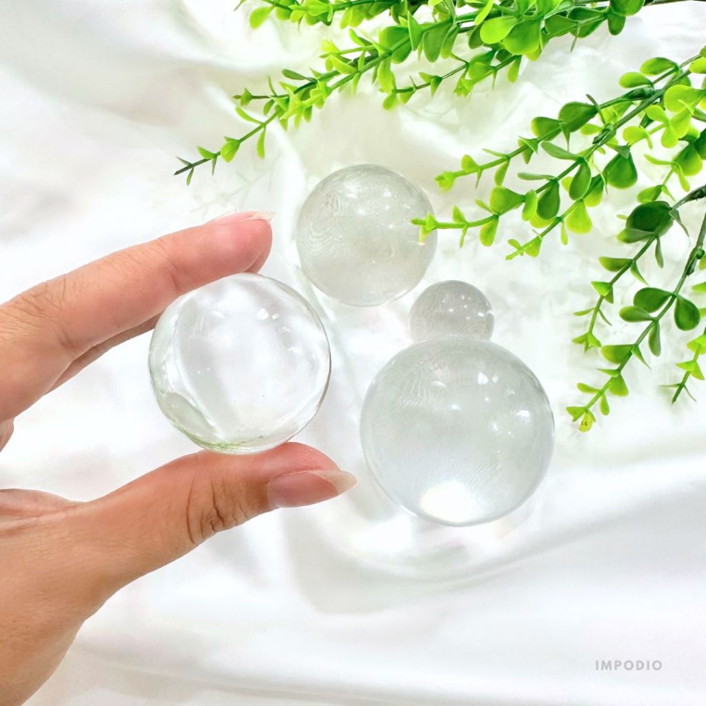 IMPODIO Bola Kristal Fotografi - Crystal Ball Artificial Props foto - Round es jumbo