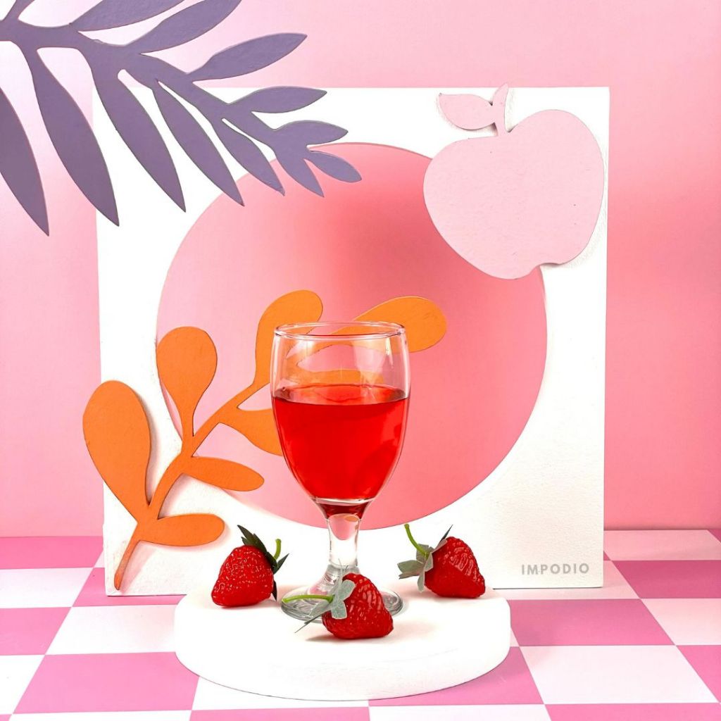 IMPODIO Geometry Mix Shapes Leaf Fruit Butterfly - Ornamen Dekorasi Foto Produk Props Photography