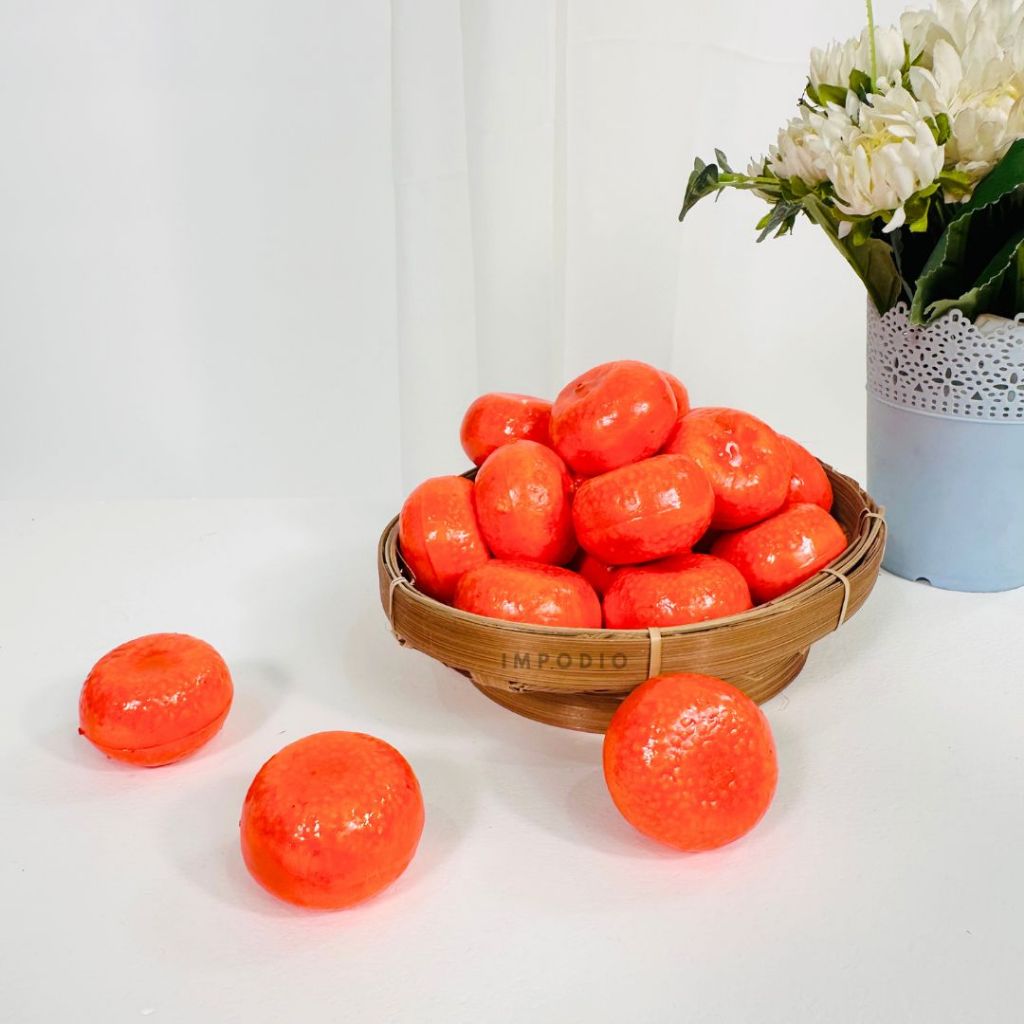 IMPODIO Buah Buahan Mini Palsu Satuan / Fake Artificial Fruits - Dekorasi Props Foto