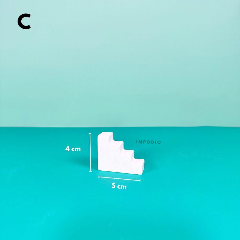 IMPODIO Geometry Mix Shapes Mini Size - Product Shooting Decoration Stand Backdrop Cosmetics Photography sets