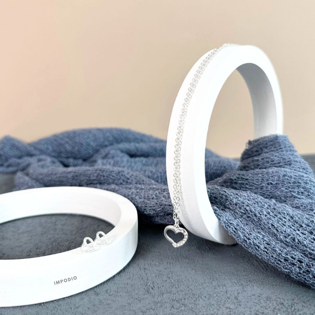 IMPODIO Set 2 pcs Geometry Circle - Round Geometry Photo Props Product Aesthetic - Podium Leveling Photography