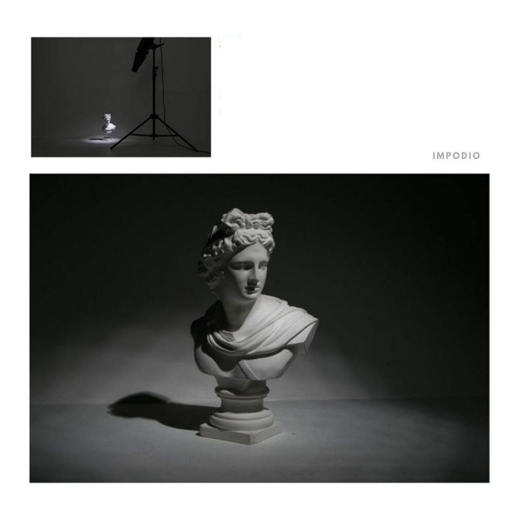 IMPODIO Bowens Mount Conical Snoot Honeycomb for Speedlight Fotografi