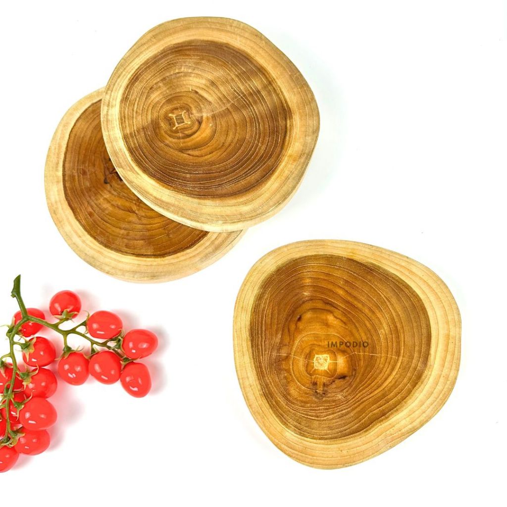 IMPODIO talenan kayu natural  / wooden cutting board / props foto
