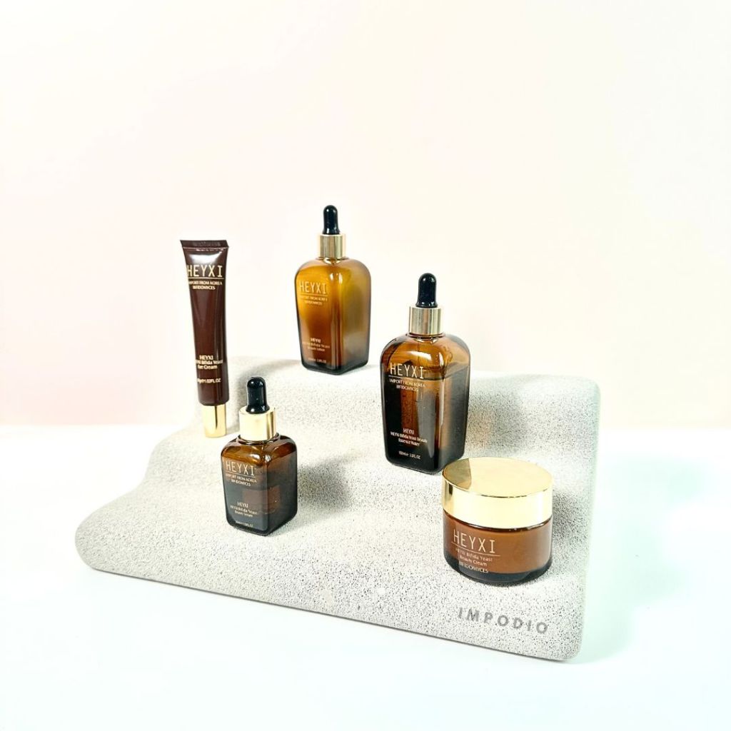 IMPODIO Stone Geometry Podium Ornament Display Minimalist - Product Shooting Decoration Props Photography