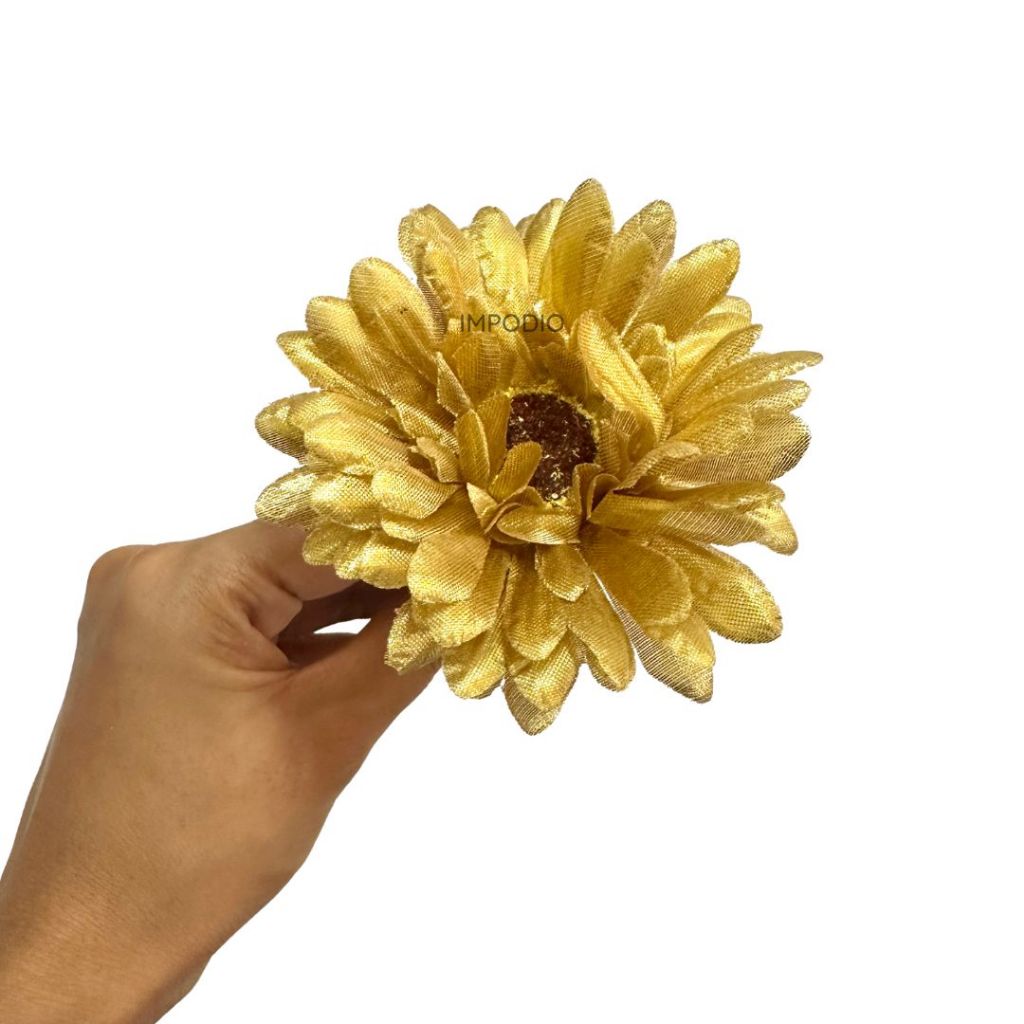IMPODIO Bunga Krisan Aster Artificial- dekorasi foto props
