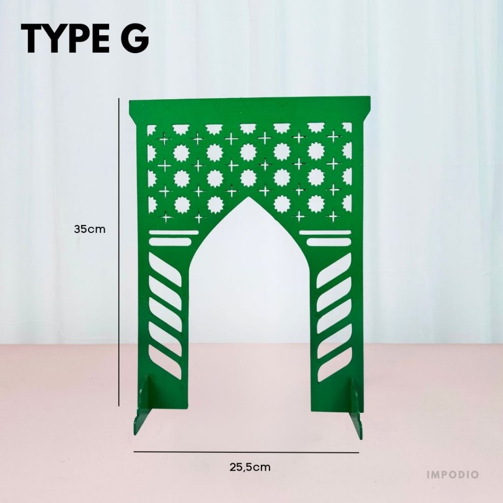 IMPODIO Gobo tema middle eastern ramadhan - pengatur bayangan cookie jendela photo props - Dekorasi Lebaran Eid Mubarak props foto produk