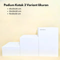 IMPODIO Podium Kotak 3 Variant Ukuran – Properti Photo Studio