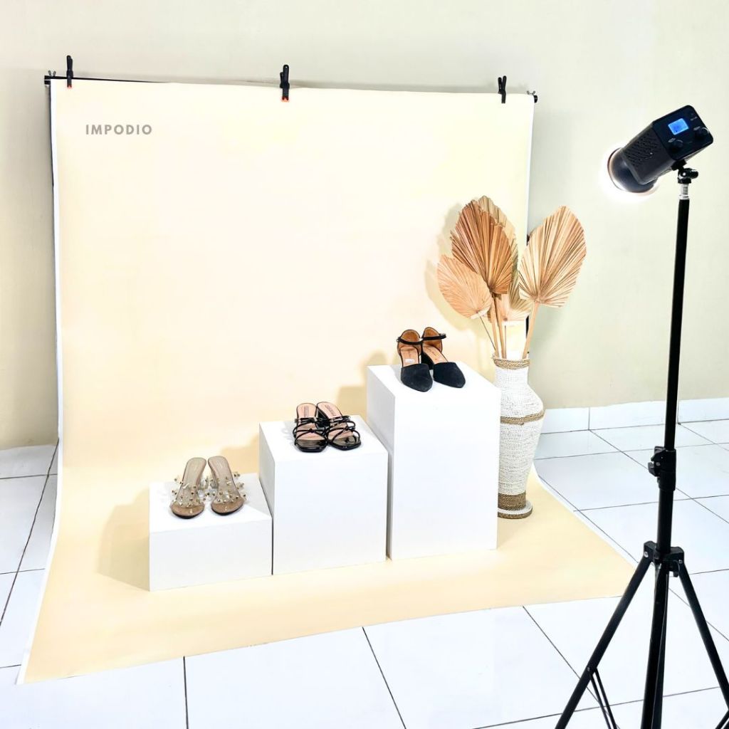 IMPODIO Podium Kotak 3 Variant Ukuran - Properti Photo Studio - kubus kotak leveling - display product photography serbaguna