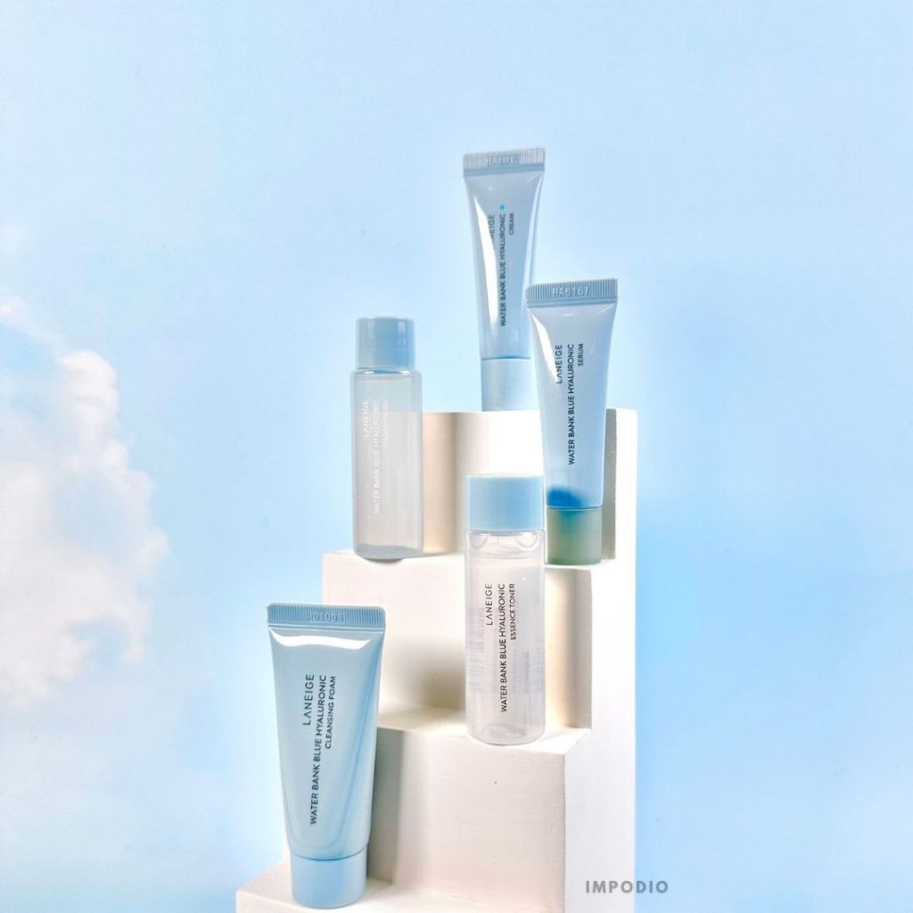 IMPODIO Geometry Tangga Ukuran 10x10x20 cm - Podium Tangga Display Skincare / acc / lainnya Props Photography