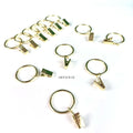 IMPODIO Ring Gantungan Background Kain Suede Set – Jepit penjepit - detail produk