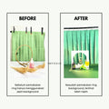 IMPODIO Ring Gantungan Background Kain Suede Set – Jepit penjepit - close up