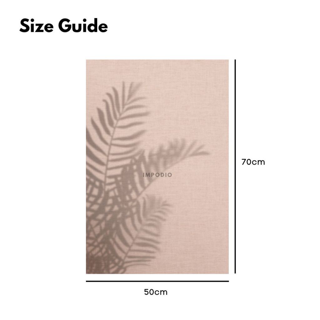 IMPODIO Background Paper Motif Siluet jendela dan daun Ukuran 50x70 cm - Latar Belakang Aesthetic Alas Fotografi Backdrop Produk