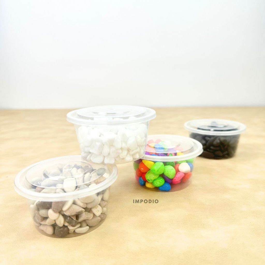 IMPODIO Coloured Natural Stone Batu Hiasan - Props Dekorasi Foto Produk