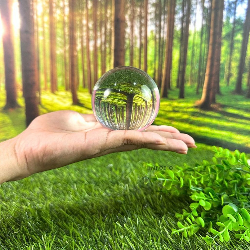 IMPODIO Bola Kristal Fotografi Super JUMBO Size - Crystal Ball Artificial Props Foto
