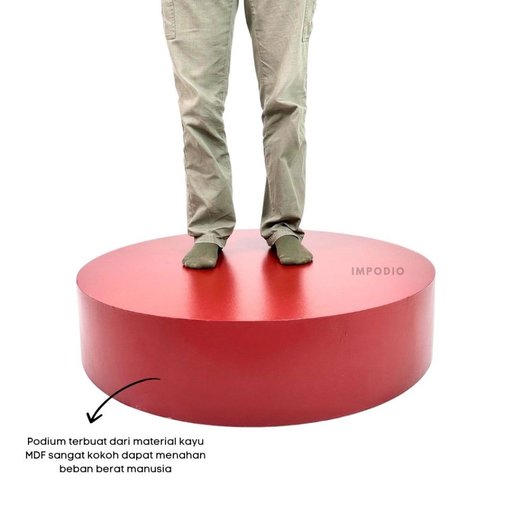 IMPODIO Podium Lingkaran Pedestal Stage Panggung Jumbo - Props Foto Studio Photography
